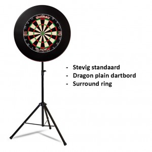 Dragon darts - Portable Balde 5 pakket - zwart