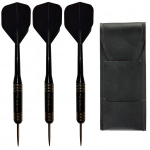 PSV dartpijlen steeldarts 24 gram zwart