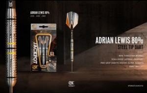 PRE ORDER Target Adrian Lewis 80% Steel tip Dartpijlen