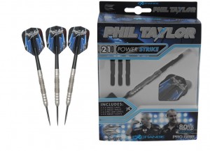 Phil Taylor Power Strike 21 Gram 80% Tungsten Target dartpijlen