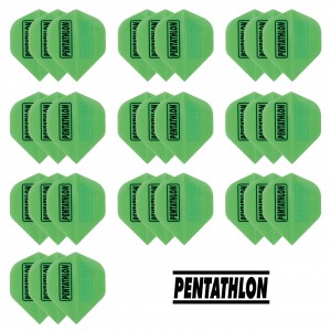 10 Sets Pentathlon 100 micron flights - Groen