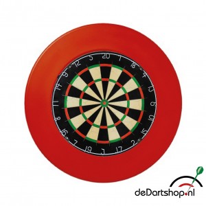 A-merk Blade dartbord plus surround ring rood