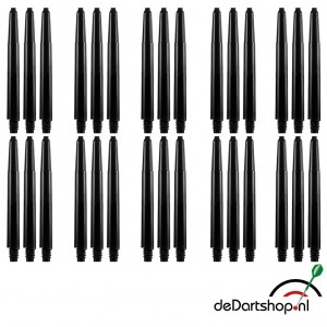 10 sets - Deflecta nylon - zwart - medium