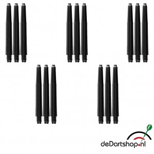 5 sets - Deflecta nylon - zwart - Intermediate