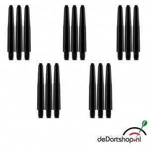 5 sets - Deflecta nylon - zwart - Short