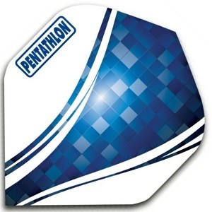 Pentathlon Swirl Blue - dart flights