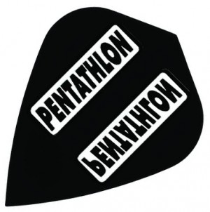 Pentathlon Kite Black - darts flights