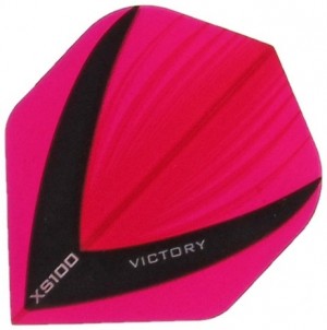 Flight XS100 V Roze - darts flights