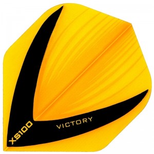 Flight XS100 V Yellow - darts flights