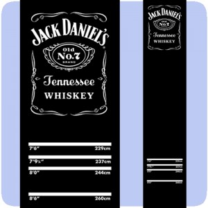 Jack Daniels logo dartmat