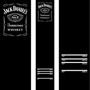 Jack Daniels logo dartmat