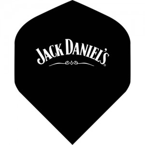 Jack Daniels logo darts flights