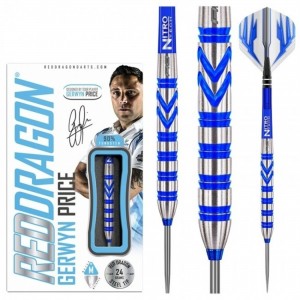 Gerwyn Price - Blue - 90% Tungsten - 24-26 gram - RedDragon dartpijlen