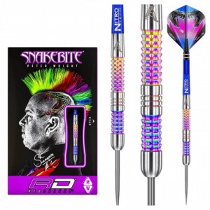 Peter Wright Mamba Rainbow 1 - 90% Tungsten - 22 en 24 gram - RedDragon dartpijlen