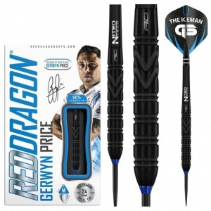 RedDragon Gerwyn Price Back To Black - 90% - 22-24-26 gram - RedDragon dartpijlen