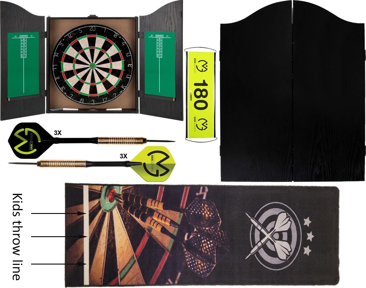 Michael van Gerwen Golden Titanium 95% dartpijlen 25,3 gram