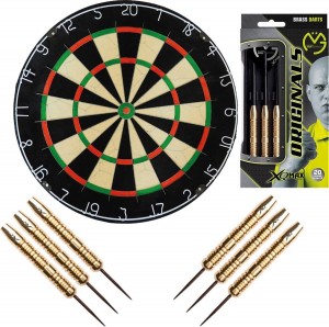 Dragon darts plain dartbord incl 2 sets - Michael van Gerwen dartpijlen