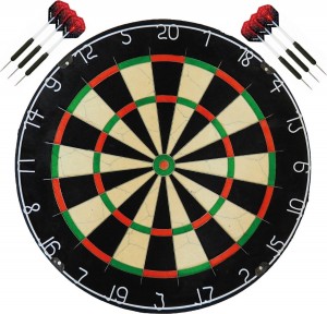 Dragon Darts dartbord plus 2 sets - dartpijlen black