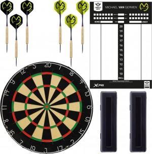 Dragon darts - Michael van Gerwen - Starterset 180 - dartset - inclusief 2 sets - michael van gerwen dartpijlen - inclusief MvG whiteboard