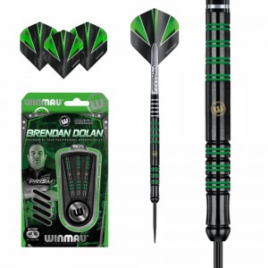 Brendan Dolan 90% tungsten Winmau - 23, 25 gram - dartpijlen 