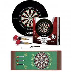 Dragon Darts Tournament set Groen complete starterset inclusief dartmat