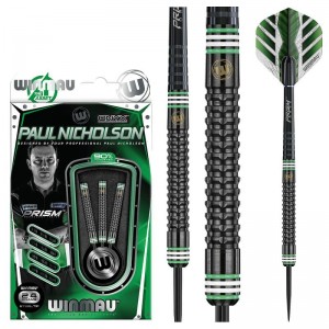 Paul Nicholson - 90% Tungsten Hex Grip - 22 en 24 gram - Winmau dartpijlen