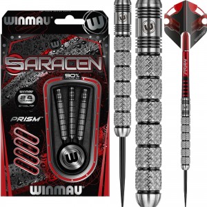 Saracen - 90% Tungsten - 24-26 gram - Winmau dartpijlen