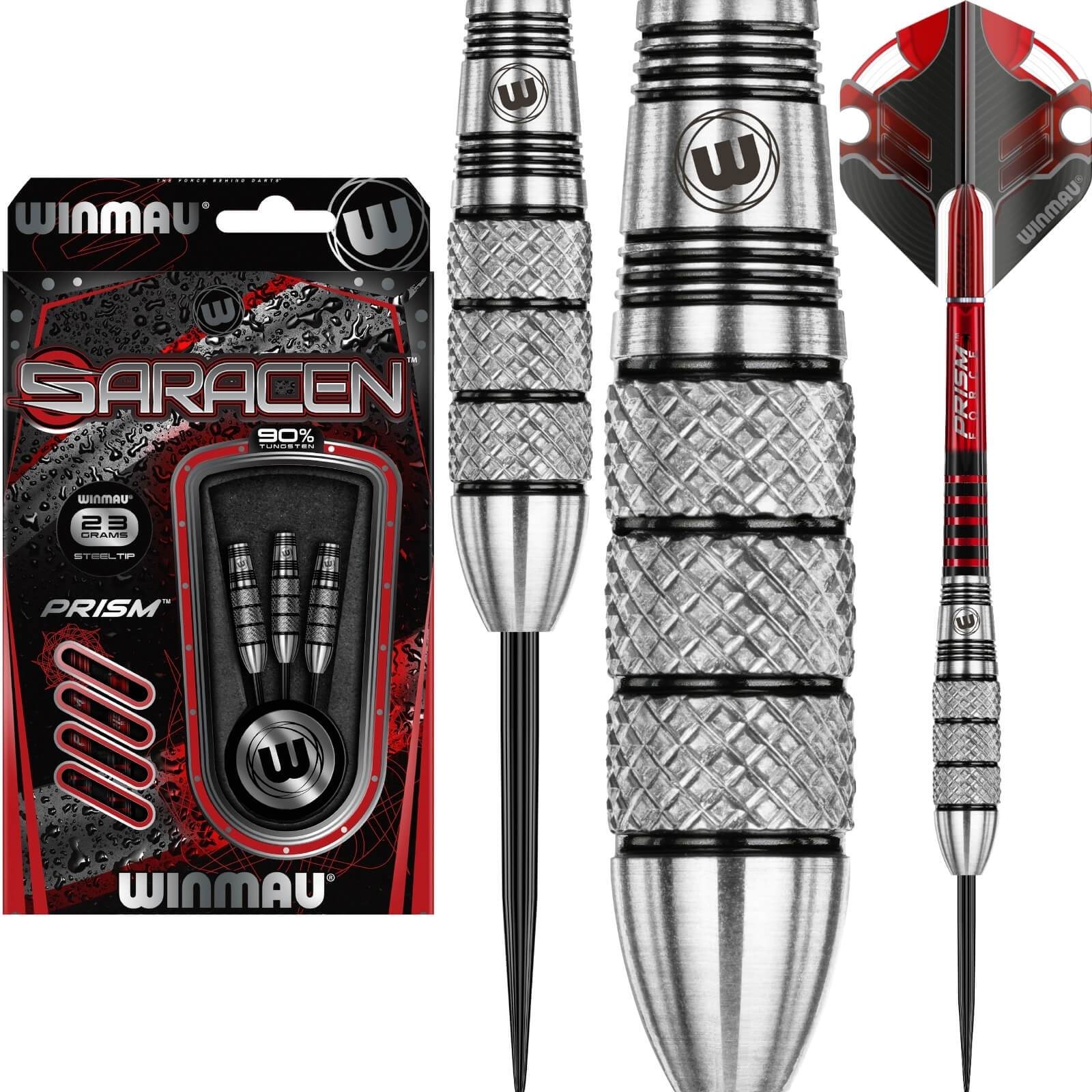 Saracen 90% Tungsten - 25 gram Winmau dartpijlen -