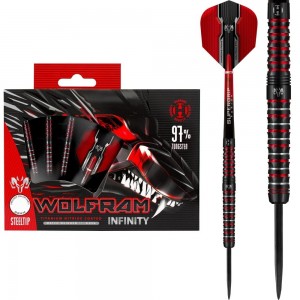 Wolfram Infinity 97% - 21-22-23-24-25-26 gram - Harrows - dartpijlen