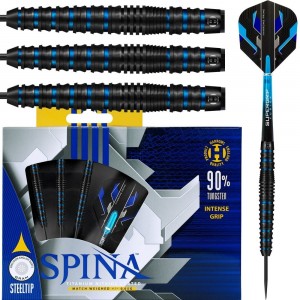 Spina Black - 90% tungsten - 21--22-23-24-25-26 gram - Harrows - dartpijlen