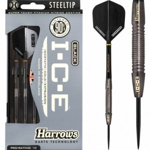 ICE Black 24 gram 90% Tungsten harrows - dartpijlen