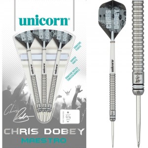 Contender Chris Dobey - 90% Tungsten - 23 gram - Unicorn dartpijlen