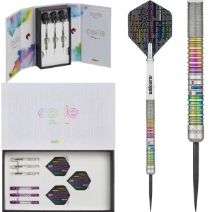 Unicorn Code James Wade - 20-22 gram - 90% tungsten dartpijlen	