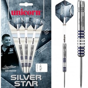 Gary Anderson Silverstar 80% Tungsten - dartpijlen