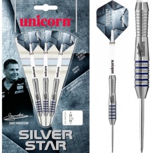 Gary Anderson Silverstar 80% Tungsten GA3 dartpijlen