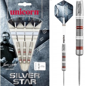 James Wade Silverstar 80% Tungsten - dartpijlen