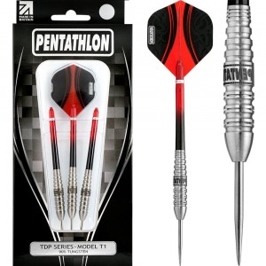 T1 - 90% Tungsten 23-24-25 Gram Pentathlon - Dartpijlen