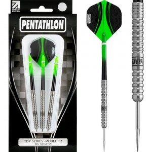 T2 - 90% Tungsten 22-23-24 Gram Pentathlon - dartpijlen
