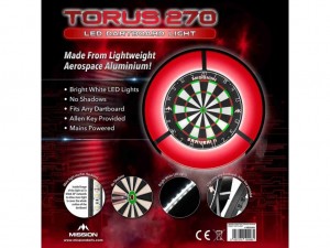 Mission Torus 270 - dartbord verlichting