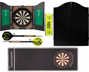 XQ Max - Michael van Gerwen - Home darts centre MvG handtekening - Complete dartset - inclusief dartmat grijs