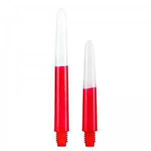 Two Tone Red/White M of S - Deflectagrip - darts shafts