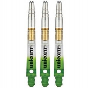 Unicorn Gripper 360 Green Two-Tone Rotating - darts shafts