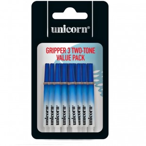 Unicorn Gripper III Blue/White Shafts 5 sets
