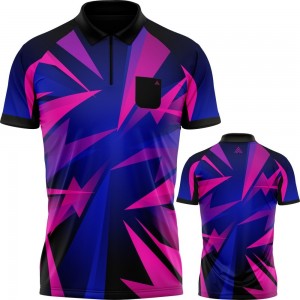Arraz - Shard Black & Blue-Pink - dart shirt