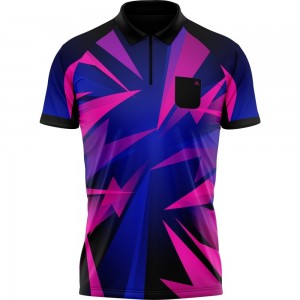 Arraz - Shard Black & Blue-Pink - dart shirt