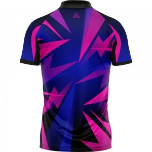 Arraz - Shard Black & Blue-Pink - dart shirt