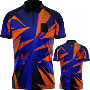 Arraz - Shard Black & Blue-Orange - dart shirt