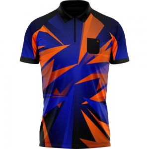 Arraz - Shard Black & Blue-Orange - dart shirt