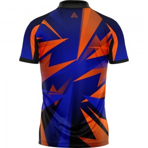 Arraz - Shard Black & Blue-Orange - dart shirt