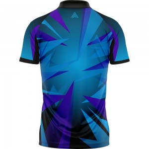 Arraz - Shard Black & Blue-Purple - dart shirt